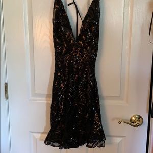 Krissy sequin v dress